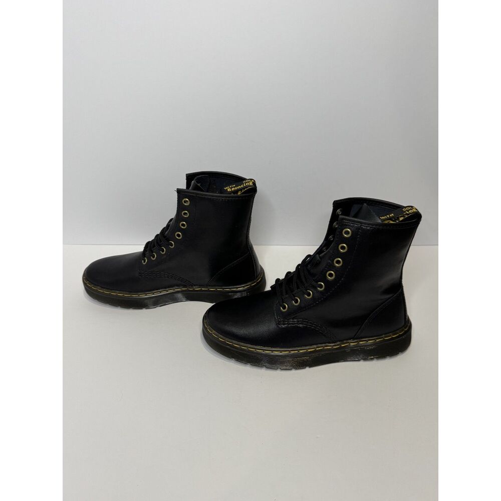NWOT Doc Martens Zavala Lace Up Combat Ankle Boot Unisex 8L 7M AW004 Goth Punk